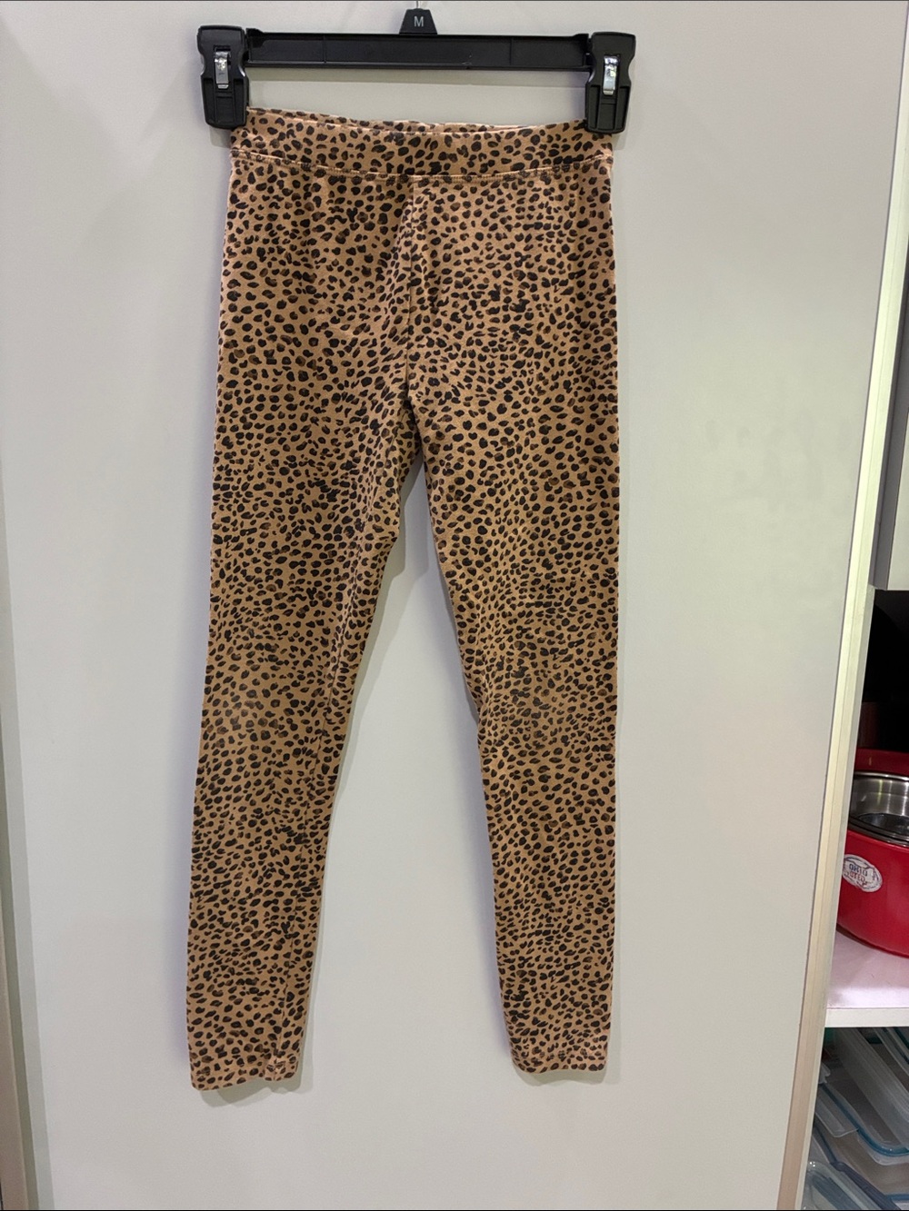 Crewcuts Tan and Black Leopard-Print Kids Leggings